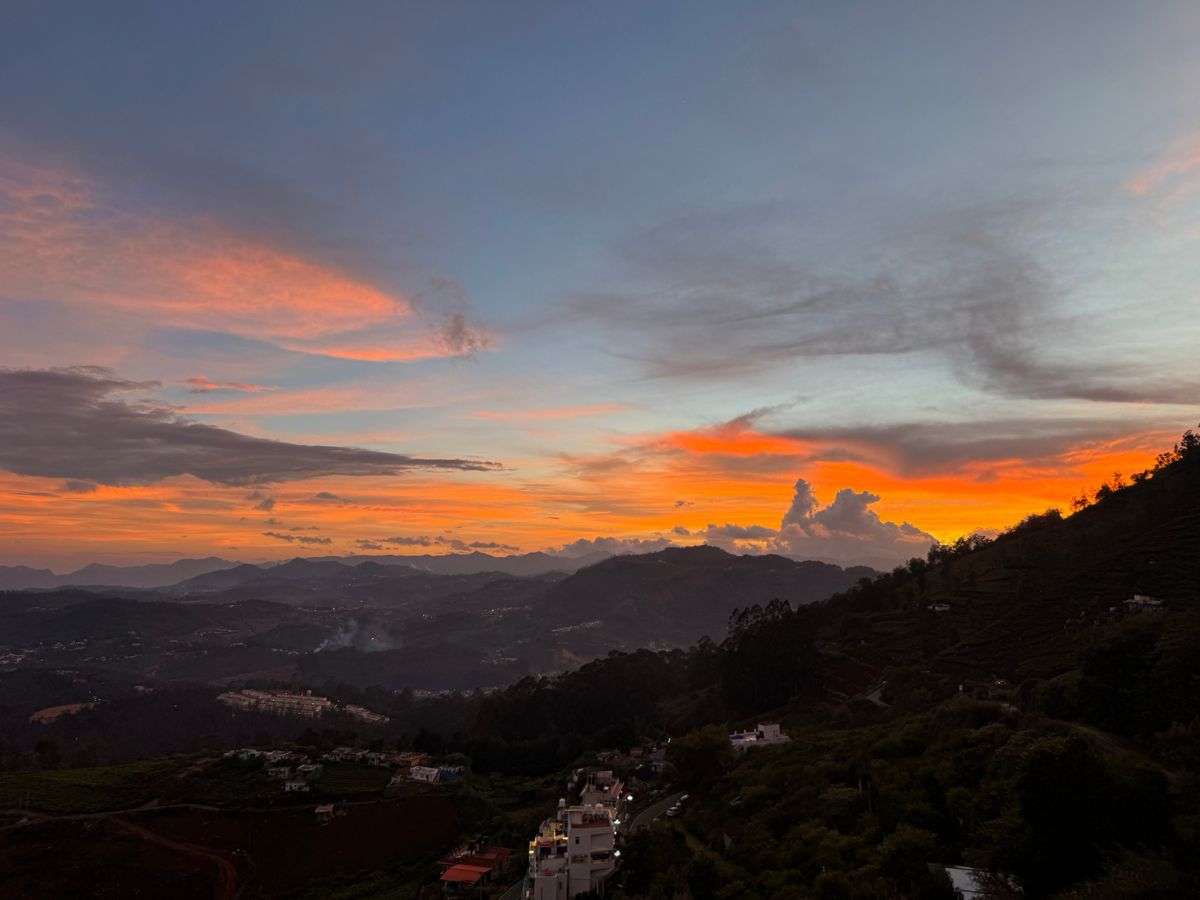 Ooty at 6pm. No filter, I promise.